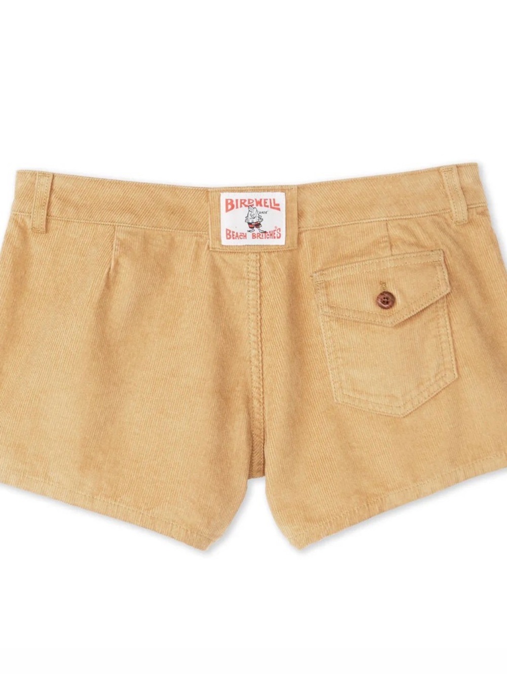 Birdwell Women's Tan Corduroy Bermuda Shorts